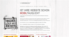 Desktop Screenshot of diewerberei.de